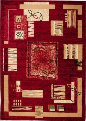 Obrázek produktu pro Tapiso koberec ATLAS moderní červenobéžový obývací pokoj ÖKOTEX 160 x 230 cm