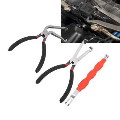 Obrázek produktu pro 4dílná sada elektrických štípacích kleští, efektivní, multifunkční, ergonomická, pro demontáž konektorů v automobilovém průmyslu, červená