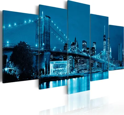 Produktbild von Modernes Wandbild 030202-13 (200x100) - 5 Teilig Bilder Fotografie auf Vlies Leiwnand Foto Bild Dekoration Wand Bilder Kunstruck