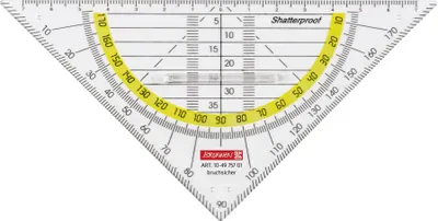 Obrázok produktu pre Geodreieck 16 cm transparent biegsam