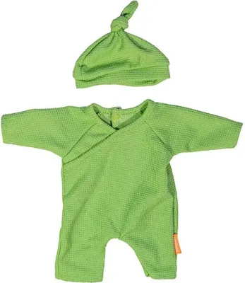 Produktbild von Miniland Puppenpyjama mit Mütze 32cm - Puppenkleidung Set