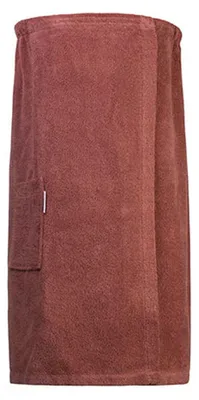 Image de ARTG - Peignoir de sauna, couleur unie LT5791 (85 cm x 135 cm) (rose ancien)