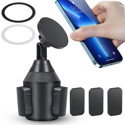 Magnetische Telefonhalterung für Auto, Becherhalter, 20 N52 Magnete