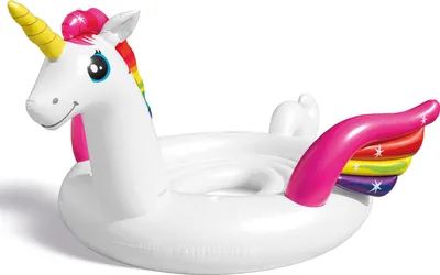 Obrázek produktu pro INTEX plovoucí ostrov "Party Unicorn" (429x302x152cm) Párty ostrov s držáky na nápoje