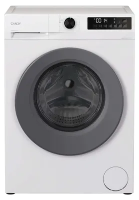 Produktbild von Candy GWD 485SG6-S, Frontlader, Freistehend, Weiß, Anthrazit, Links, Anthrazit, Drehregler, Tasten