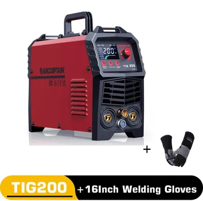 Immagine prodotto di Arccaptain - TIG200 1 - Lasmachine - Saldatrice elettrica - Saldatrice sinergica - 2 in 1 - Saldatrice TIG