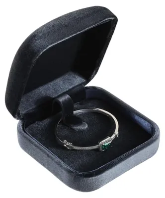 Imagen del producto de Caja de terciopelo para anillos de compromiso y joyería