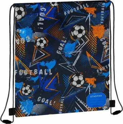 Produktbild von STARPAK Fußballschuhtasche mit Fußballaufdruck, 39 x 33 cm