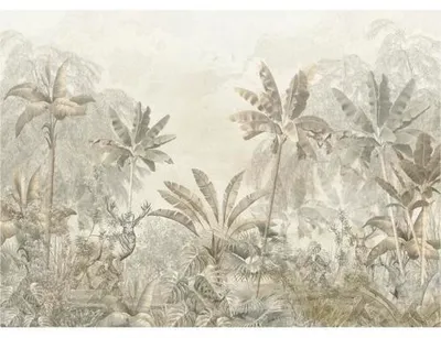 Produktbild von Fototapete Vlies FT5P 352229 - 175 Jungle beige 5-tlg. 375 x 270 cm