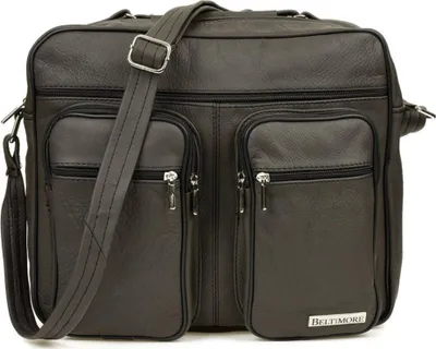 Produktbild von Herrentasche, Echtleder, Klappe, Beltimore