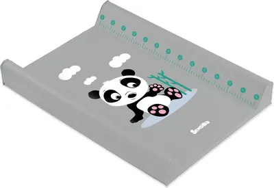 Produktbild von Wickelauflage Sensillo Panda grau