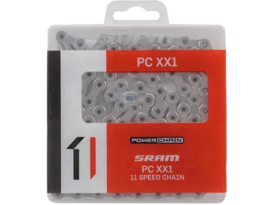 Immagine prodotto di SRAM 00.2518.000.006 Catena del deragliatore PC XX1 HollowPin, 118 maglie, 11 velocità, con Power-Lock, argento