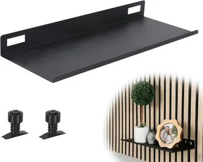 Zdjęcie produktu dla Półka ścienna 40 x 15 cm, metal, do biura