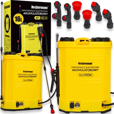 Zdjęcie produktu dla Opryskiwacz elektryczny Heckermann KF-16C-8 16L