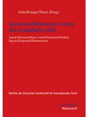 Image de Gemeinwohlinteressen in einer sich wandelnden Welt