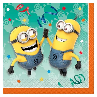 Produktbild von "Minions" Tischdeko | Servietten 16Stk./33x33cm