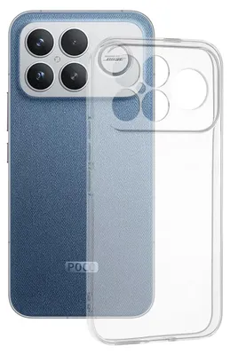 Obrázok produktu pre Techsuit – Clear Silicone silikónové puzdro pre Xiaomi Poco F8 Ultra – transparentné