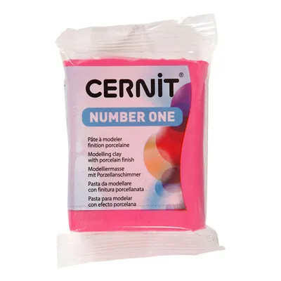 Produktbild von Cernit Modelliermasse Raspberry, 56 Gramm