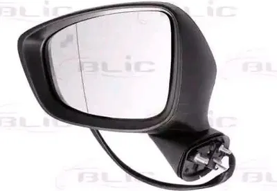 Produktbild von BLIC 5402-14-2001737P Außenspiegel Seitenspiegel Links für MAZDA CX-5 (KE, GH) Beheizt Asphärisch Grundiert Elektrisch