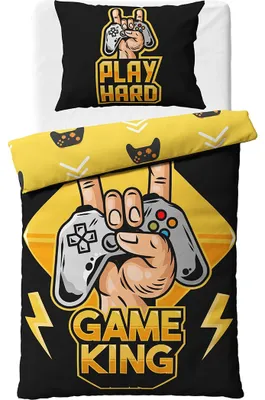 Obrázok produktu pre Bavlnená posteľná bielizeň Gamer King