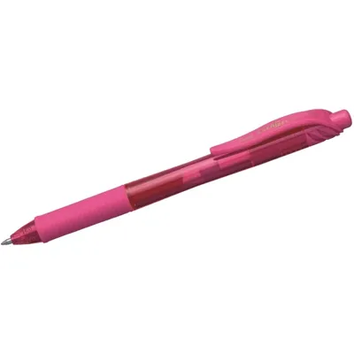 Produktbild von Pentel EnerGel X, Anklippbarer versenkbarer Stift, Pink, Pink, Kunststoff, 0,7 mm, Beidhändig