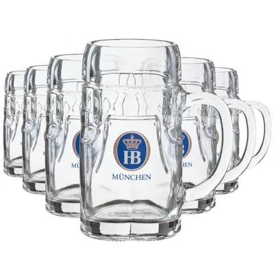 Produktbild von 6x HB Hofbräuhaus München Bierkrug Lederhose
