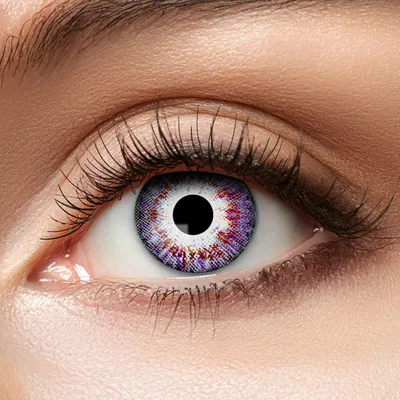 Produktbild von Zoelibat Eyecatcher Amethyst natürliche Kontaktlinsen 12 Monatslinsen ohne Sehstärke
