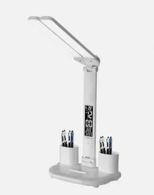 Obrázek produktu pro LED stolní lampa, stmívatelná čtecí lampa, kancelářská lampa s držákem na pero