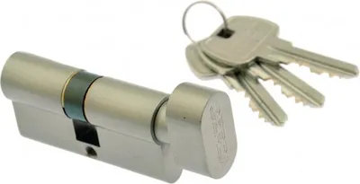 Produktbild von Profilzylinder Gerda E1 30g/30 mit Drehknauf