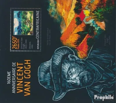 Produktbild von Briefmarken Zentralafrikanische Republik 2013 Mi Block 1066 (kompl. Ausgabe) postfrisch Vincent van Gogh