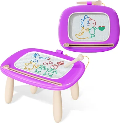 Produktbild von Magnetische Maltafel 1-3 Jahre, lila, Kleinkinderspielzeug
