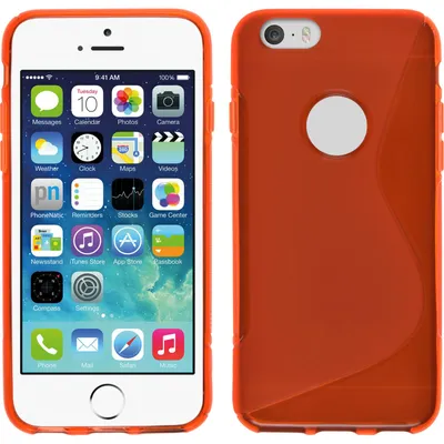 Produktbild von PhoneNatic Case kompatibel mit Apple iPhone 6s / 6 - rot Silikon Hülle S-Style + 2 Schutzfolien