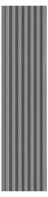 Obrázok produktu pre Vilo 3D nástenné panely s lamelovým vzhľadom – vodovzdorná lamelová stena MPC – 265 x 14,8 cm – brúsená oceľ