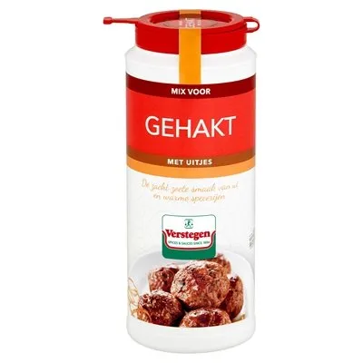 Produktbild von Verstegen Gewürzmischung für Hackfleisch mit Zwiebeln 200g