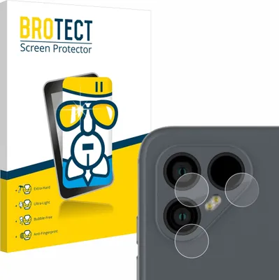 Produktbild von BROTECT Schutzglas für Fairphone 4 (NUR Kameraschutz) Schutzfolie Panzer Folie Glas Display Schutz klar