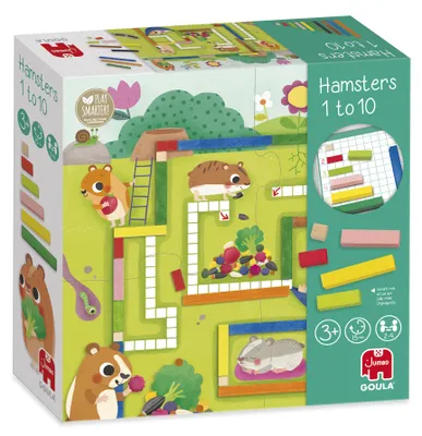 Produktbild von Jumbo GOULA - Hamster 1 to 10, Brettspiel, Lernen, 3 Jahr(e), 15 min, 15 min