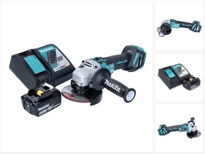 Produktbild von Makita DGA 513 RM1 Akku Winkelschleifer 18 V 125 mm Brushless + 1x Akku 4,0 Ah + Ladegerät