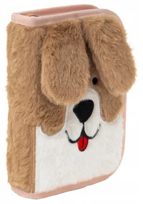 Zdjęcie produktu dla Piórnik pojedynczy bez wyposaż. Fluffy Puppy ASTRA - ASTRA papiernicze
