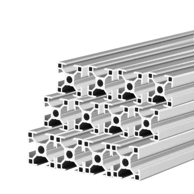 Produktbild von Konstruktionsprofil 40x40mm im Zuschnitt, Nut 8, Typ-I, 1-2 Meter, System-, Montage-, Vierkant-, Alu Profil (12, SILBER ELOXIERT, 40 x 40mm (1 Meter))