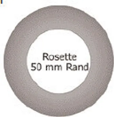 Produktbild von Rosette mit 3 Stiften 135 mm