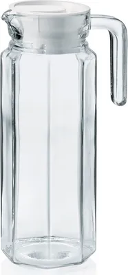 Produktbild von 25x Glas Krug / Karaffe mit Deckel 1 l