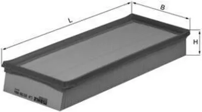 Image de Filtre à air MAHLE ORIGINAL LX 2038
