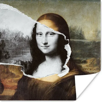 Produktbild von MuchoWow® Poster Mona Lisa - Da Vinci - Alte Meister 50x50 cm - Wohnzimmerdekoration