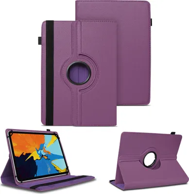 Produktbild von Schutzhülle für Oukitel OT8 OT9 OT11 OT12 Tablet Hülle Tasche 360 Grad DrehbarFarben:Lila