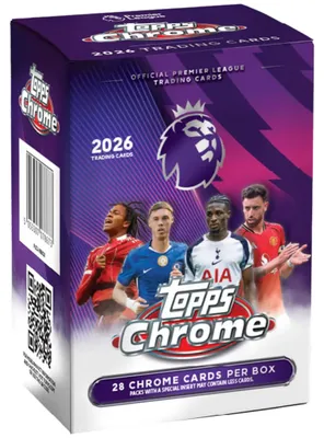 Produktbild von Topps 2026 TCG Chrome Premier League Fußball-Sammelbox