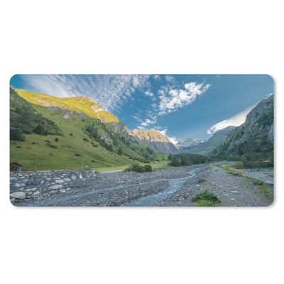 Produktbild von MuchoWow® Mauspad Mousepad Fluss durch den Großglockner im europäischen Österreich 60x30 cm - Mousepads - Maus Mat - Pad - Mausunterlage - Nachhaltig