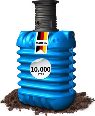 Produktbild von 4rain MODULARIS Erdtank 10000 Liter inkl. Schachtverlängerung