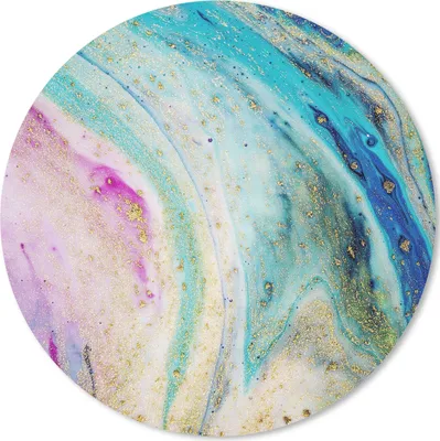 Produktbild von MuchoWow® Mauspad Mousepad Marmor - Farbe - Regenbogen 20x20 cm - Mousepads - Maus Mat - Pad - Mausunterlage - Schreibtischmatte
