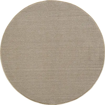 Image de Carpetsale24 Tapis pour Salon Uni Mélangé Design Bouclé à Boucles Poils Courts Moderne Résistant et Facile à Entretenir, Taille: 200 cm rond