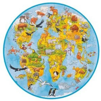 Image de Puzzle XXL Le monde, 49 pièces